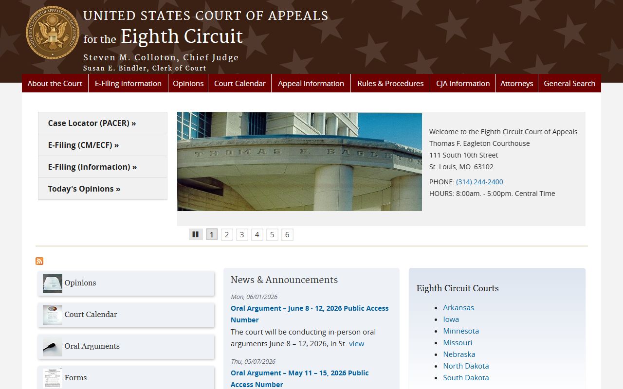 Mahnomen County District Court federal appellate records